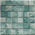 Mix blue swimming pool ceramic mosaic wholesale blue white ceramic pool tiles